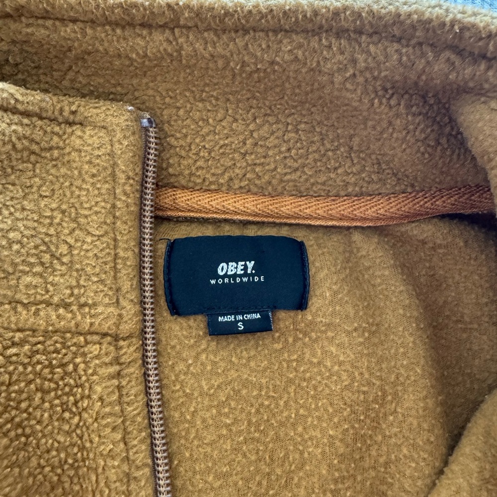 OBEY 3/4 zip sweater - Picture 5 of 6